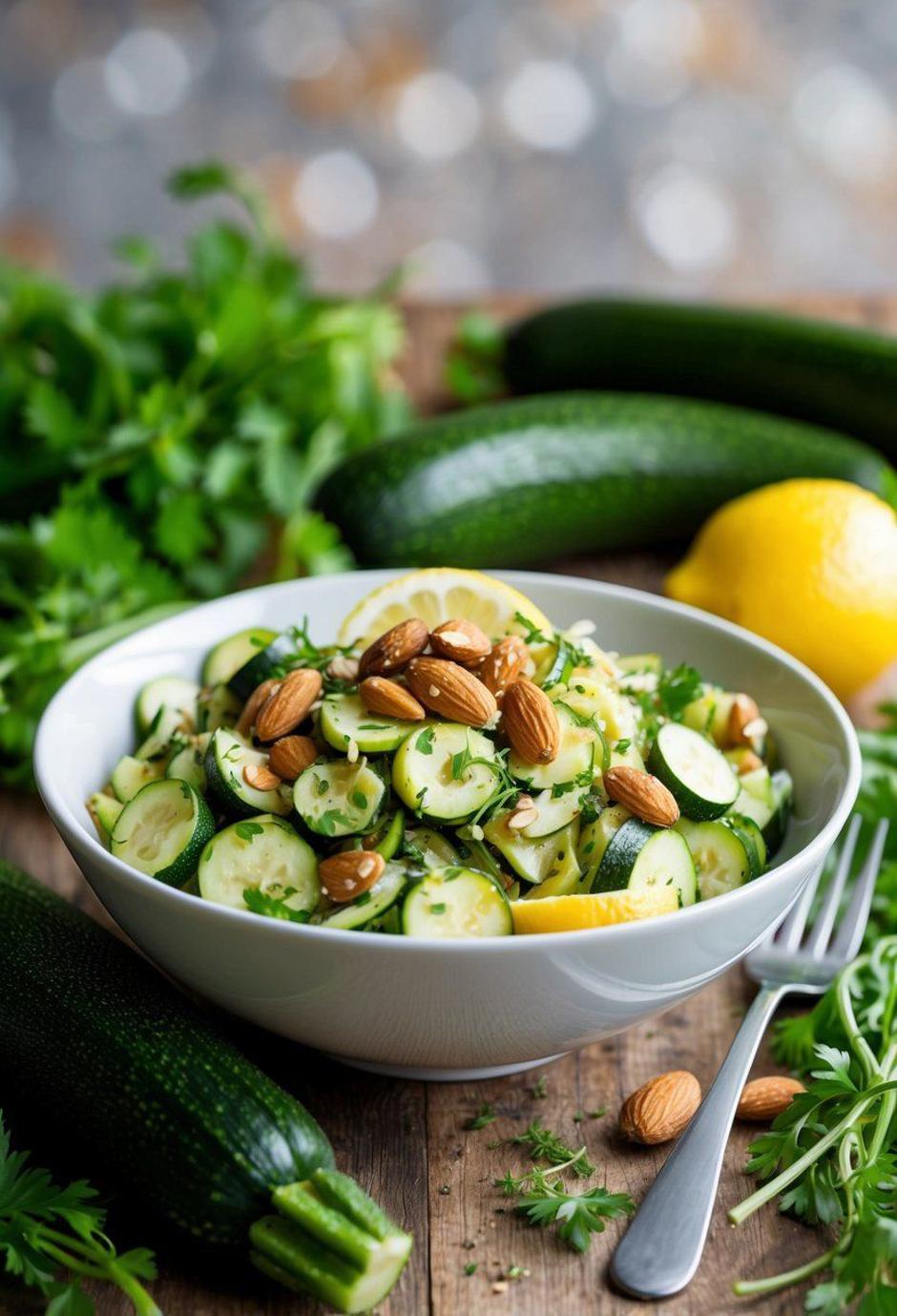salata od tikvica i badema | Author: Eat Proteins/Pinterest