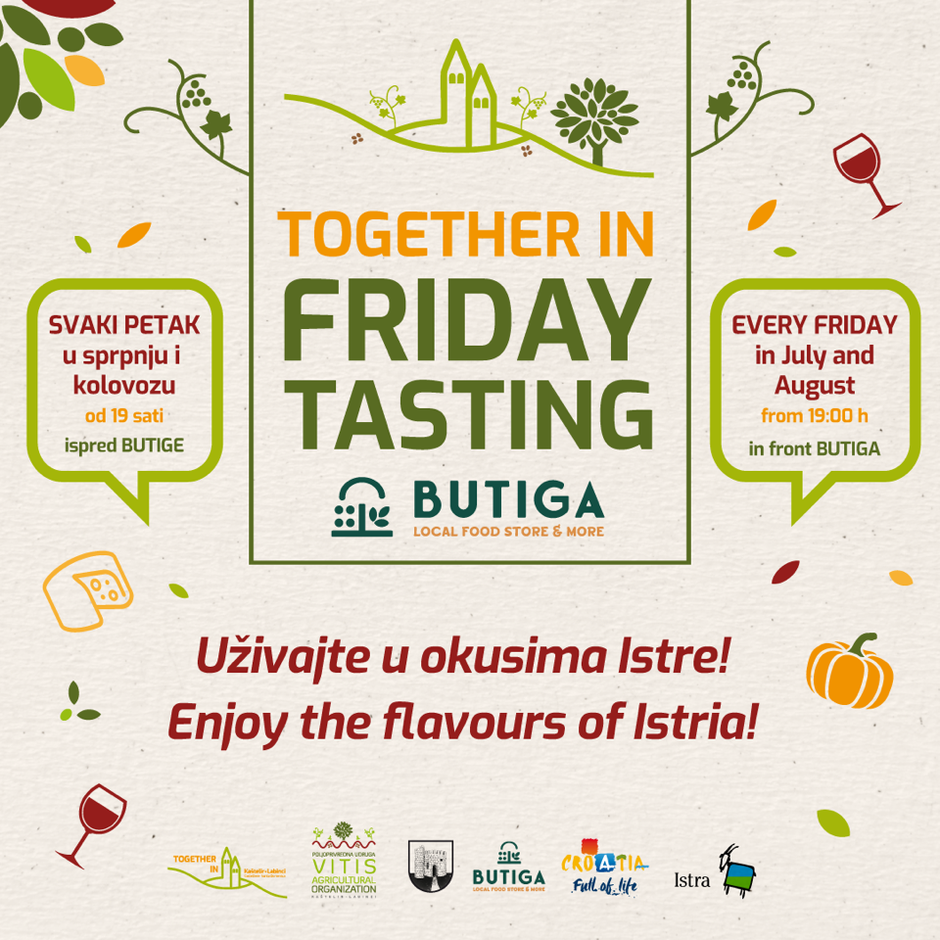 kaštelir, friday tasting ispred Butige | Author: Press