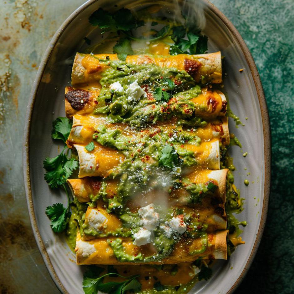 zelene enchilade, enchiladas verdes | Author: Fancy Fox/Pinterest