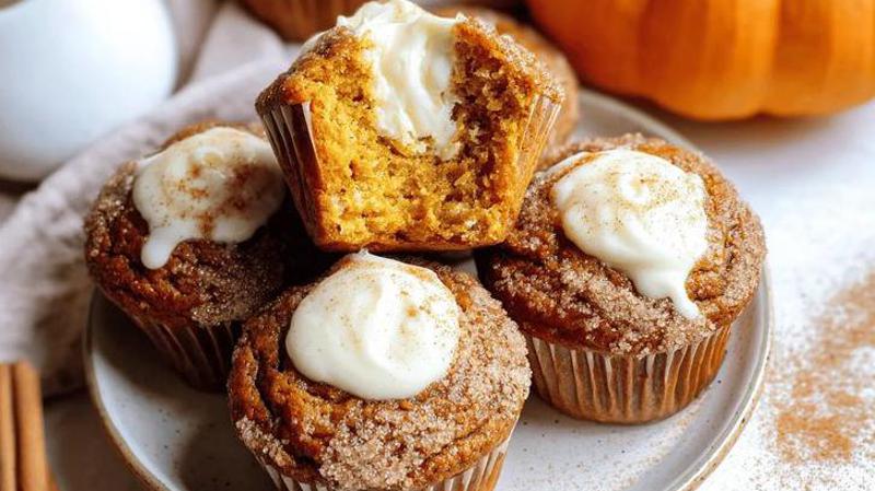 So&ccaron;ni muffini od bundeve s punjenjem od krem sira