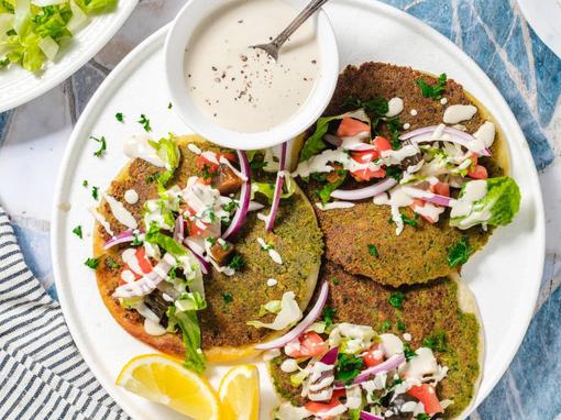 Falafel Smash Tacos