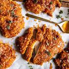 party piletina, pileća prsa, panko mrvice