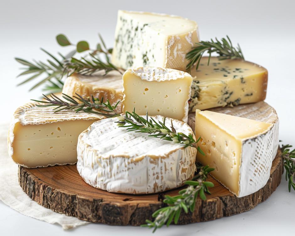 cheese on a wooden plate with rosemary | Author: arcadesign / Vecteezy