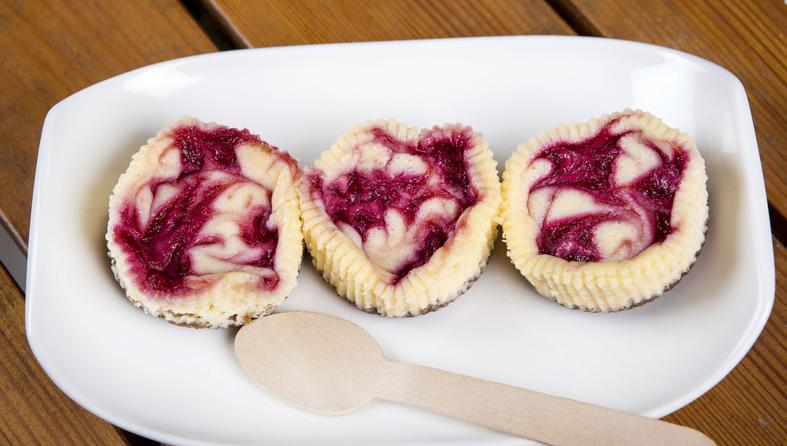 Cheesecake-muffini