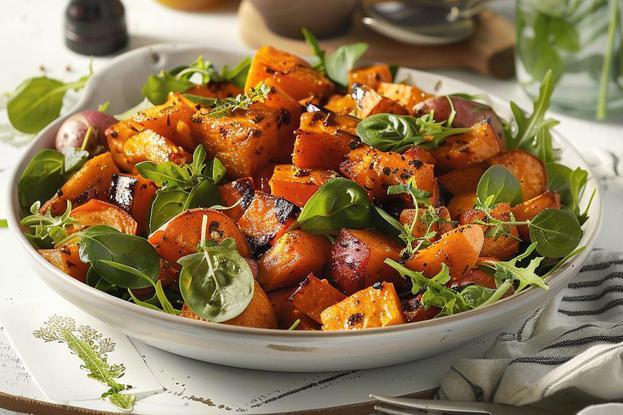 salata od pečenog batata