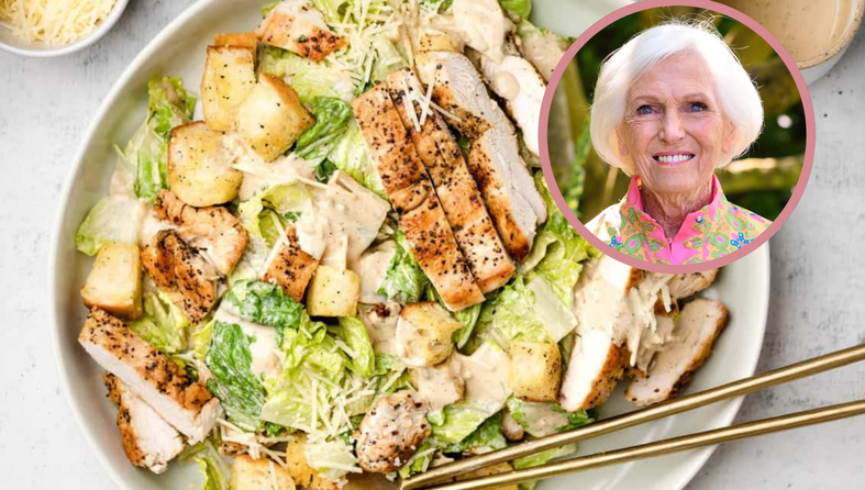 mary berry, topla salata od piletine