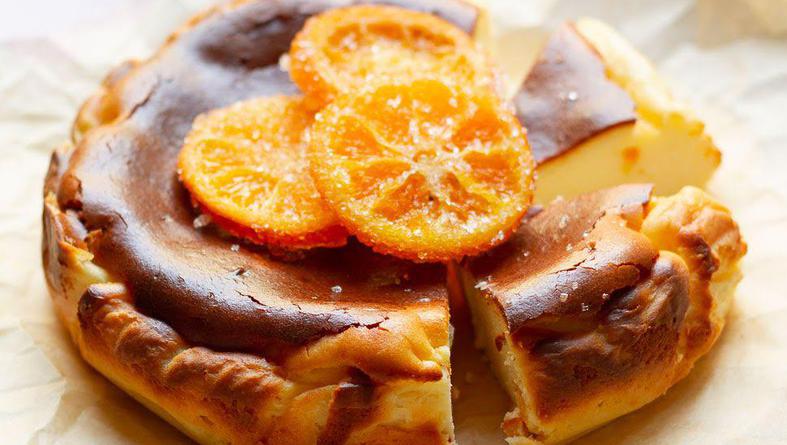 baskijski cheesecake s narančom