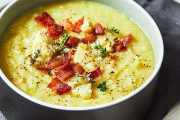 Lagana, ali zasitna krem juha od cvjetače i poriluka