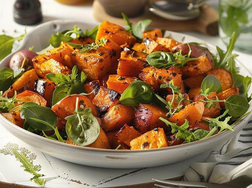 salata od pečenog batata