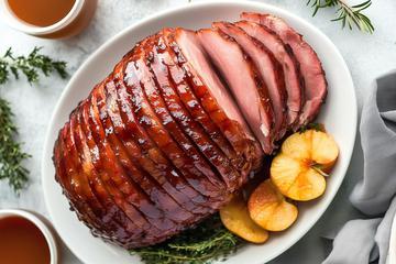 šunka s medom i senfom