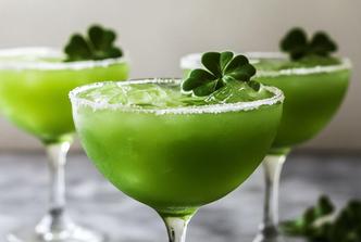Shamrockaritas, zelene margarite