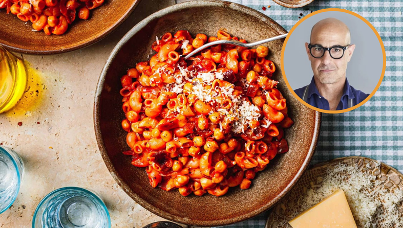 stanley tucci, tjestenina sa slanutkom