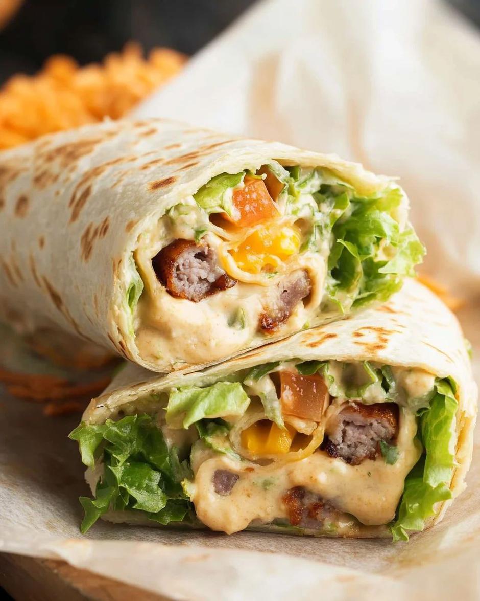 big mac wrap | Author: Easy and Delicious Recipes by Stacy/Pinterest