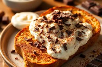 Tost s čokoladom i ricottom