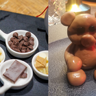 tasting od čokolade, medvjedić od čokolade