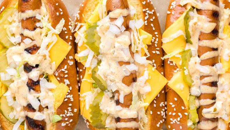 big mac hot dog