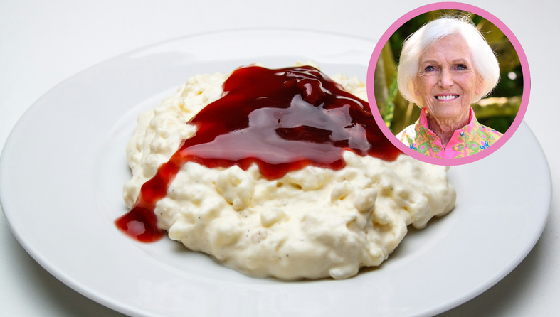 mary berry, riža na mlijeku