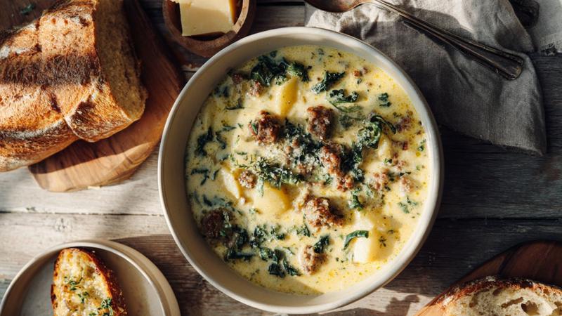 Divna kremasta juha s kobasicama i krumpirom