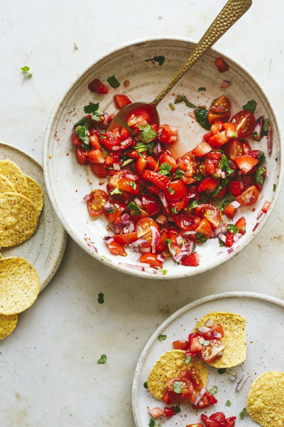 salsa od jagoda | Author: thelittleplantation.co.uk/Pinterest