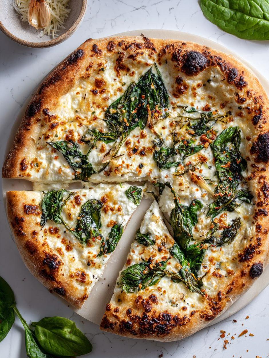 pizza s pestom, špinatom i ricottom | Author: Oh My Simple Meals/Pinterest