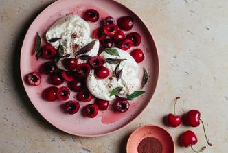 burrata s trešnjama