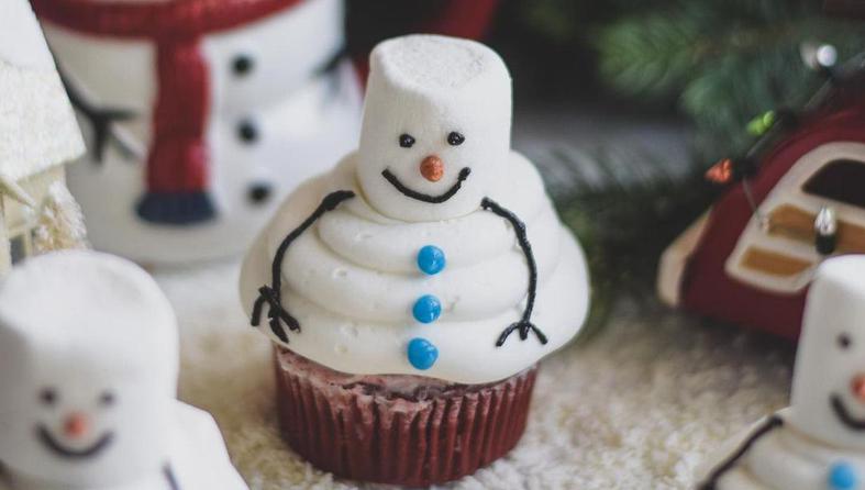 Snjegovići muffini za najveselije blagdane