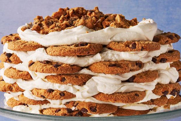 torta od keksa s komadićima čokolade