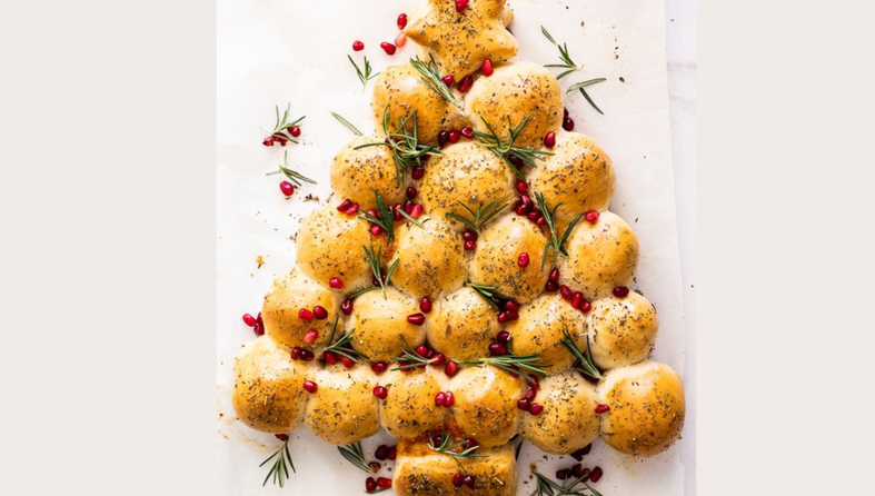 božićno drvce od tijesta za pizzu