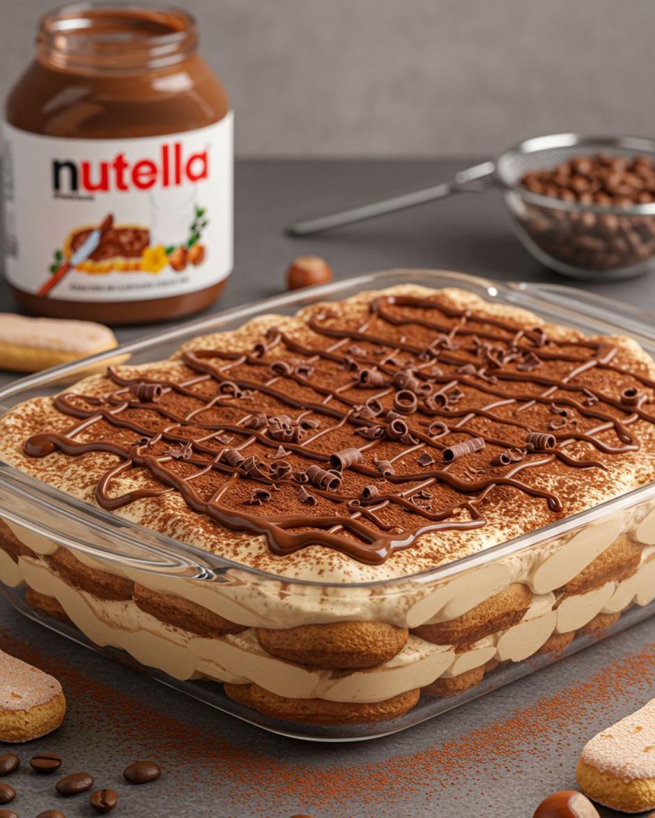 tiramisu s nutellom | Author: RecipeBreeze/Pinterest