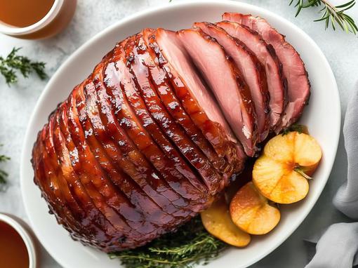 šunka s medom i senfom