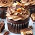 snickers cupcakes