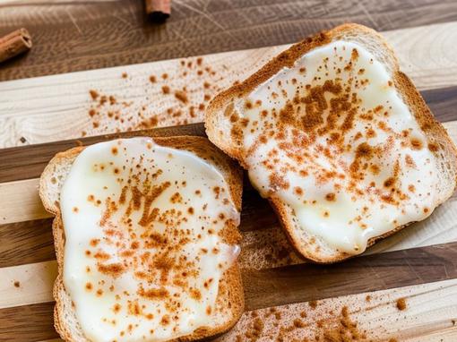 Cimet tost s posnim sirom