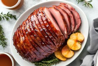 šunka s medom i senfom