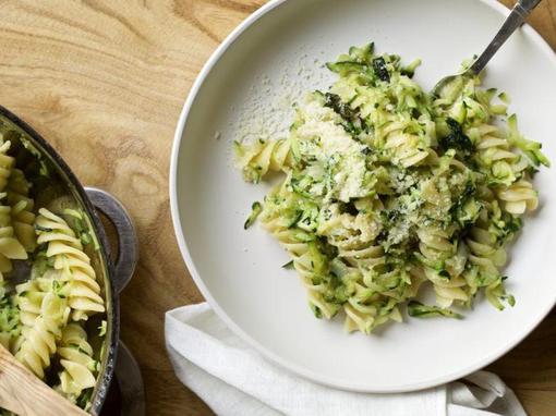 fusilli, tikvice