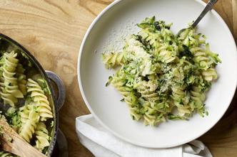 fusilli, tikvice