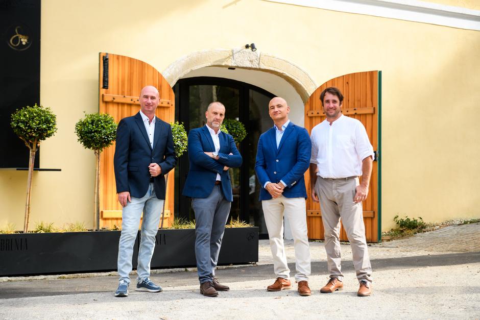 Zdravko Župančić – vinarija Župančić , Antun Filipec – vinarija Philipecz, Igor Paulić – organizator utrke Bermet Run i Mario Koletić - vinarija Pavlin | Author: Rikard Jadan