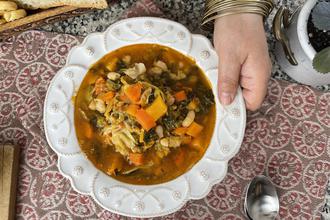 zimski minestrone, Lidia Bastianich