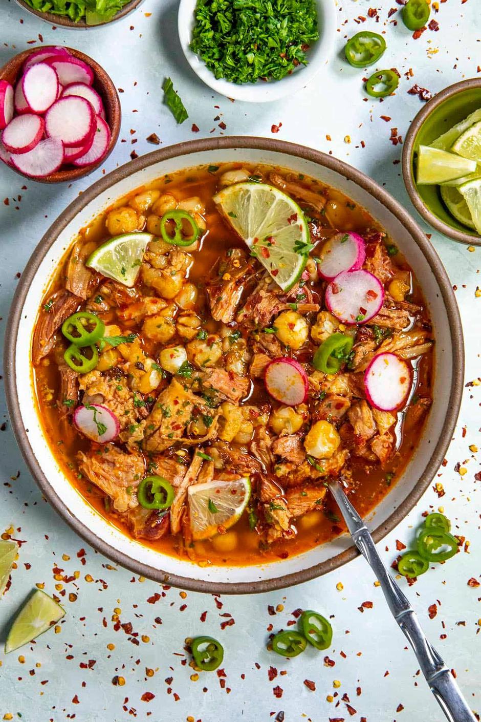 pozole | Author: Chili Pepper Madness/Pinterest