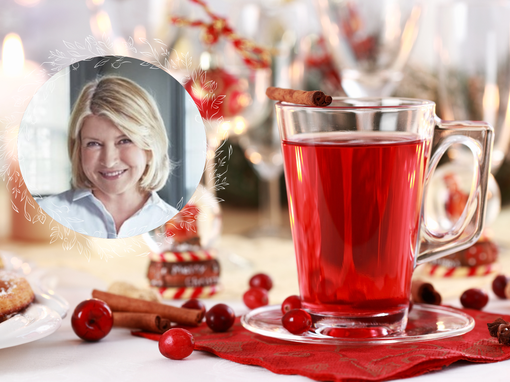 martha stewart, božićni punč