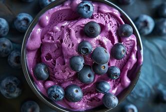 sladoled od borovnica