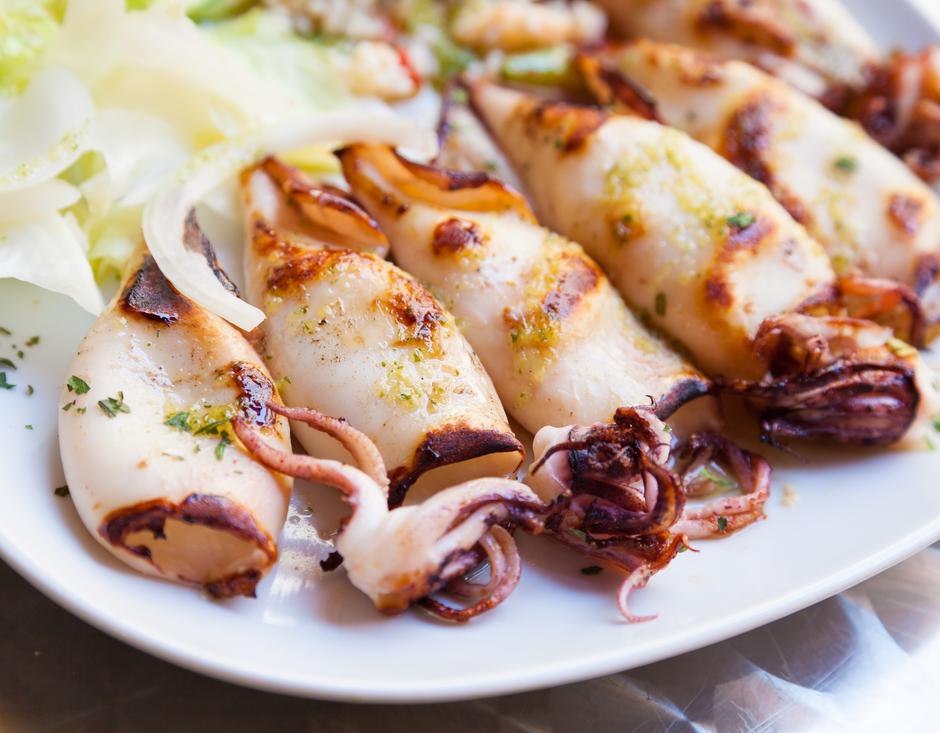 Squid, calamari, Dalmatian seafood, fried squid, www.zadarvillas.com