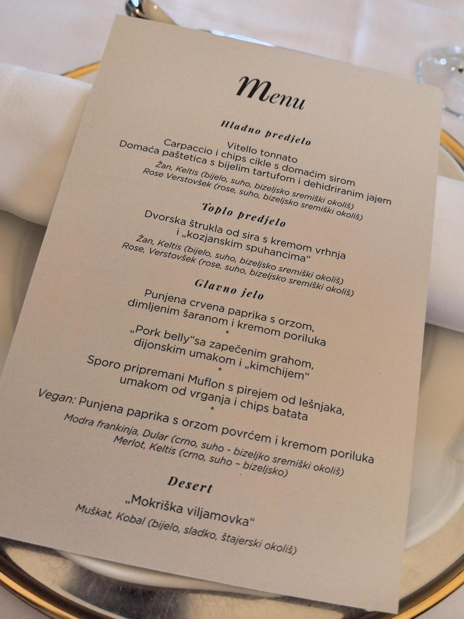 restoran 1444., dvorac mokrice, novi meni, zimski meni | Author: Emina Basara