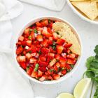 Salsa od svježih jagoda s mentom i limetom