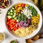 ljetna salata s orzo tjesteninom