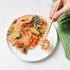 kozice, soba noodles