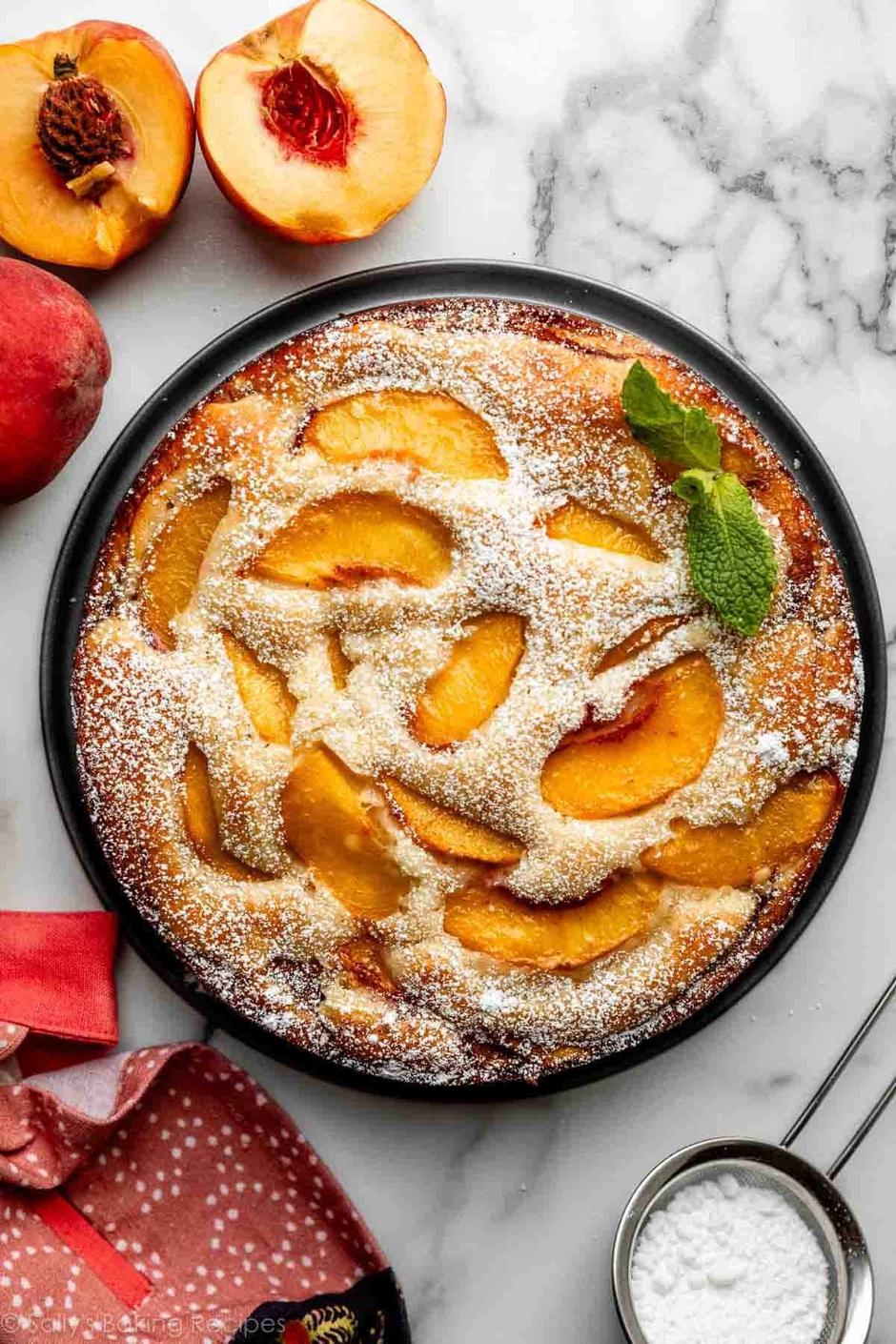 kolač od bresaka | Author: sallysbakingaddiction.com/Pinterest