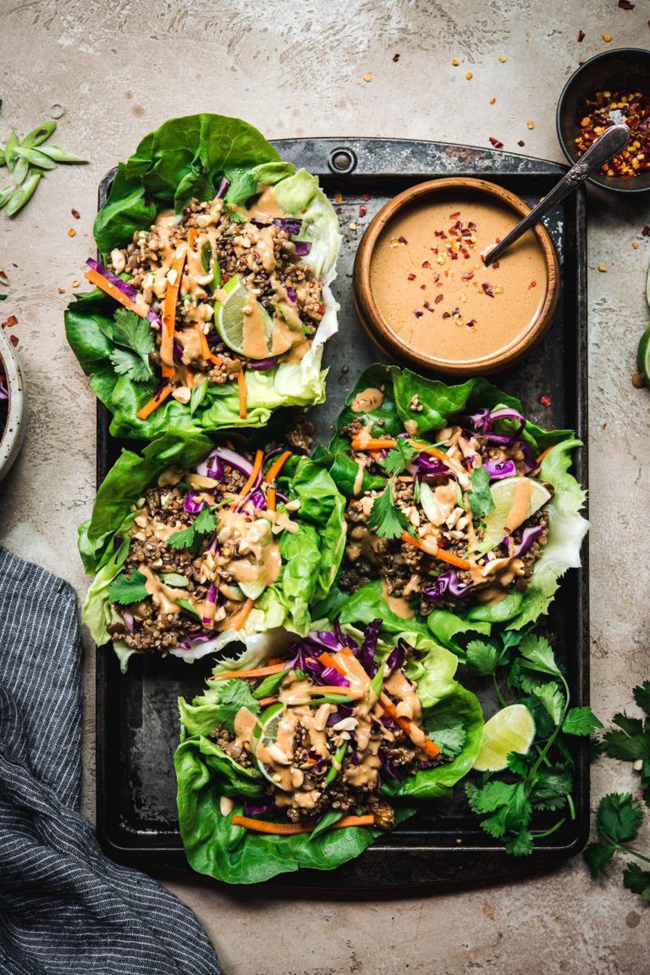 veganski wrapovi od salate | Author: Crowded Kitchen/Unsplash