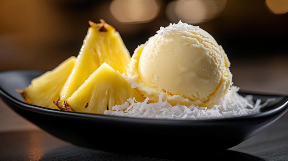Pineapple Ice Cream Dessert | Author: Ahmad Juliyanto /  Vecteezy