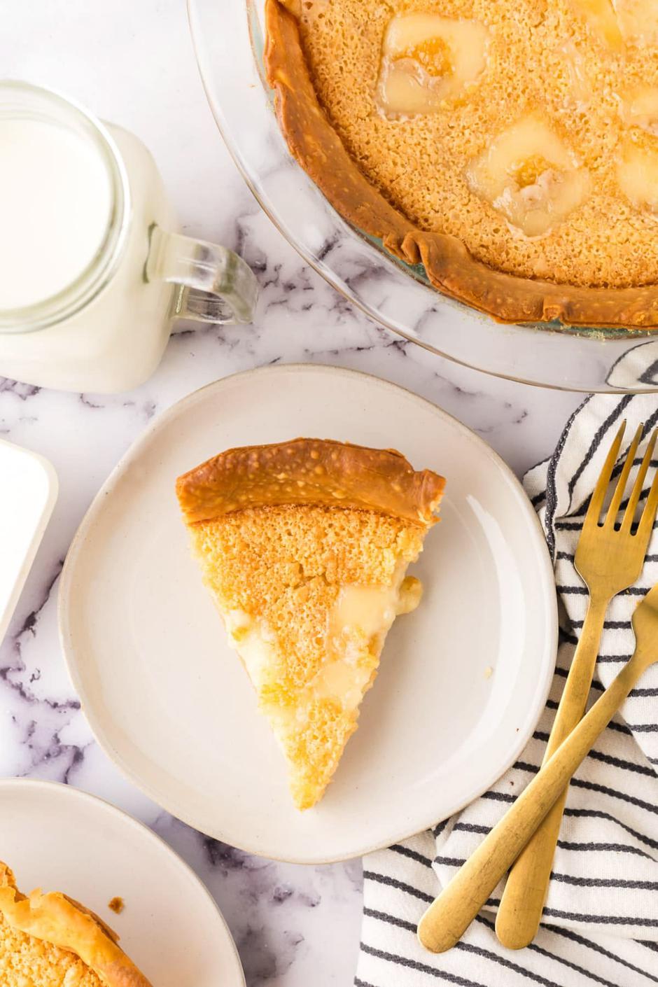 sugar cream pie | Author: Connie Mouton Anderson/Pinterest
