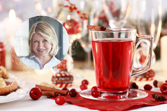 martha stewart, božićni punč